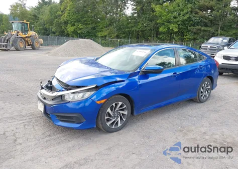 2016 Honda Civic Ex from USA, damaged, VIN 19XFC2F72GE068433